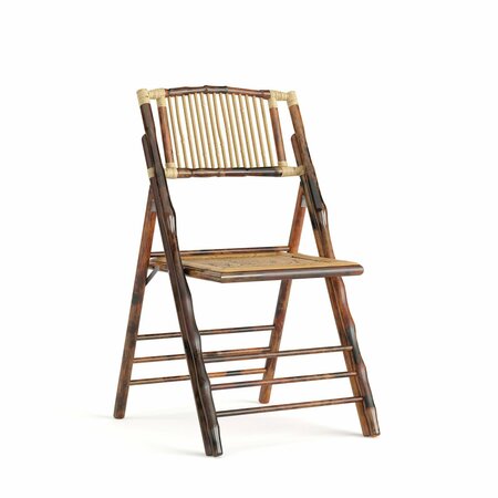 Flash Furniture Folding Chair, Bamboo X-62111-BAM-GG